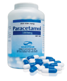 PARACETAMOL 500MG hạ sốt và giảm đau